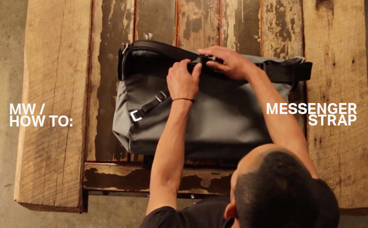 Comment : Changer l'orientation de la courroie d'un sac de messager
