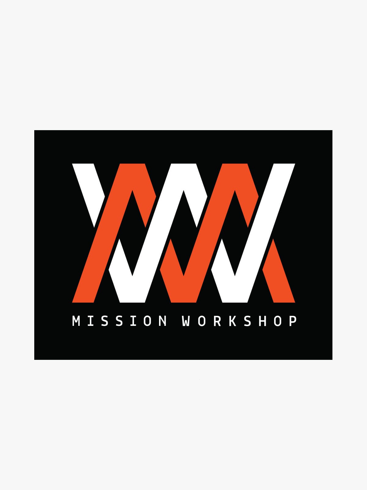 MW Stickers by Mission Workshop - Weatherproof Bags & Technical Apparel - San Francisco & Los Angeles - Construit pour durer - Garanti pour toujours