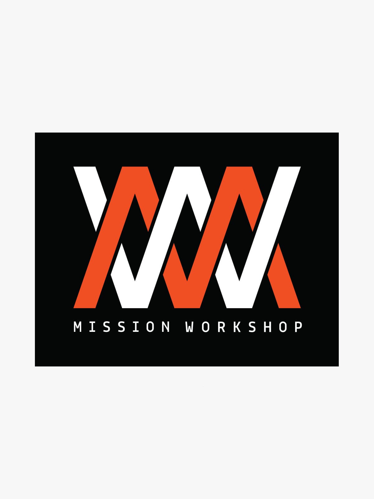 MW Stickers by Mission Workshop - Weatherproof Bags & Technical Apparel - San Francisco & Los Angeles - Construit pour durer - Garanti pour toujours